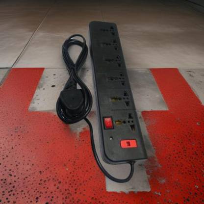 TOOLART 6 Socket Power Strip with 1 Switch – Safe Extension for Electronics GGR359 6  Socket Extension Boards