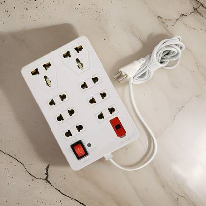 TOOLART Portable Extension Boards Rectangle-Design 4x1 4 Socket Extension Boards rc153 8 Socket Extension Boards