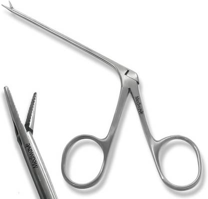 mediwave Micro Crocodile Forceps, Surgical Instrument Utility Forceps