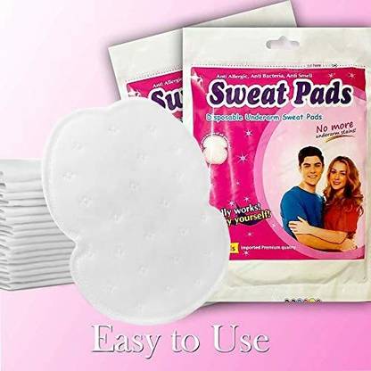 SHARUJA weat Pads Disposable Highly Absorbent Sweat Pads Cotton Anti Allergic Sweat Pads