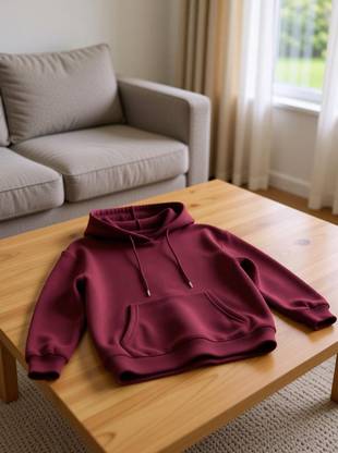 Full Sleeve Solid Men Sweatshirt