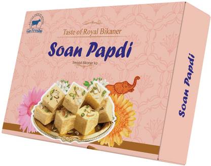 Go Fresho Soan Papdi, Indian Sweets Pack Box