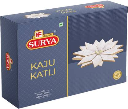 Surya 400g Kaju Katli |Kaju Barfi |Indian Sweet Box