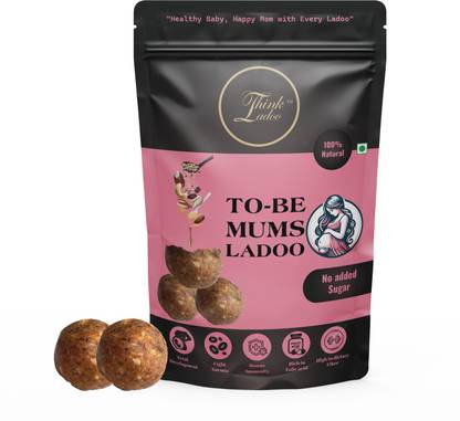 Think Ladoo To Be Mum Multigrain Ladoo | Sugar-Free, High Protein, 20 Pcs for Pregnant Women Pouch