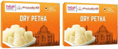 Delight Foods Original Agra Dry Petha | Indian Mithai, Sweets Box