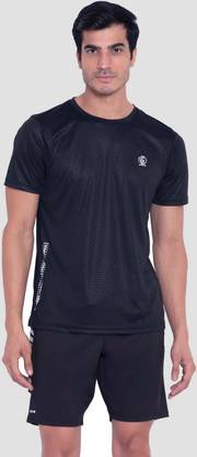 Printed Men Black T-Shirt