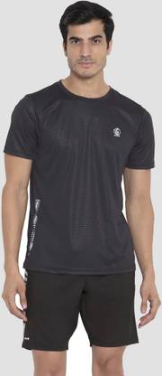 Printed Men Grey T-Shirt