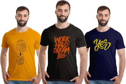 Printed Men Multicolor T-Shirt