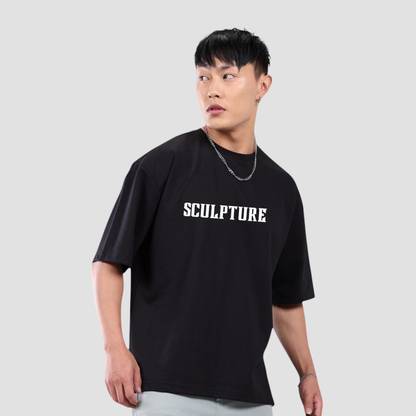 METRONAUT Graphic Print Men Round Neck Black T-Shirt