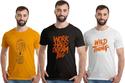 Printed Men Multicolor T-Shirt