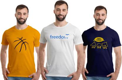 Printed Men Multicolor T-Shirt