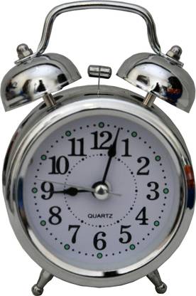 BBD Kitchen Shop Analog Silver Clock