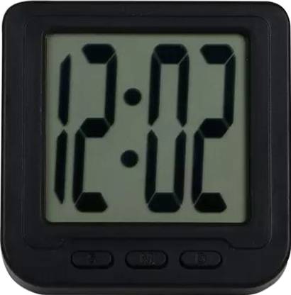 skarsh Digital Black, car timer table top clock stop watch with alam timer Clock