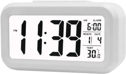 Adonai Digital White Clock