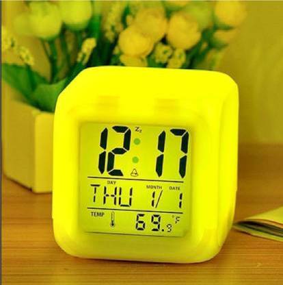CRIYALE Digital White Clock