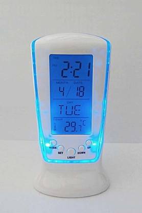 degosh Digital White Clock