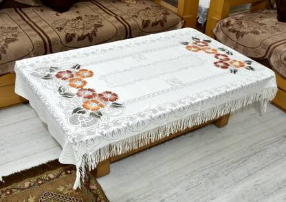 GAURANG Self Design 4 Seater Table Cover