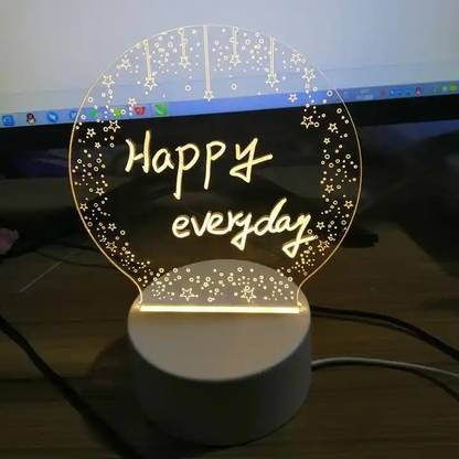 SFZ 3D Acrylic Creative Message Board LED 0A10 Table Lamp