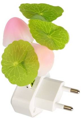 saleit Stylish Romantic Flower Mushroom LED Night Light Sensor Color Light Night Lamp