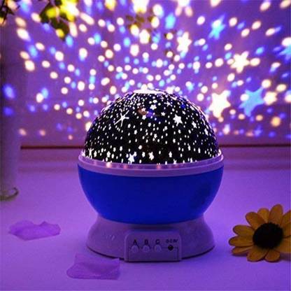 Plexus Star Master Rotating Moon Night Light Lamp Projector with Colors and USB Cable Table Lamp