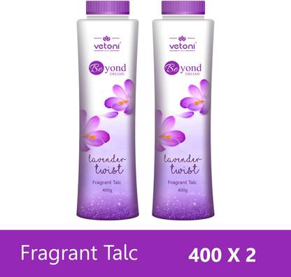 VETONI BEYOND DREAMS LAVENDER TWIST FRAGRANT COOL TALC(PACK FO 2)