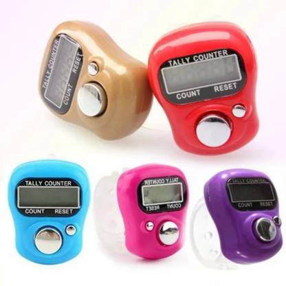 DIVINE Finger Counter for Pooja Meditation Finger Ring Digital Electronic, Mantra Jaap Digital Tally Counter