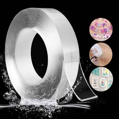 CONSONANTIAM Double Sided Handheld Nano Tape, Removable, Washable And Reusable Anti-Slip Ivy Grip Tape (3 Meter) (Manual)