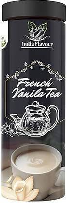 India Flavour Vanilla Tea Powder Organic Tea Rich & Aromatic Blends with Vanilla Tea Vanilla Tea Plastic Bottle