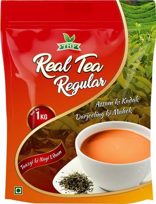 THF REAL TEA REGULAR 1KG Unflavoured Black Tea Pouch