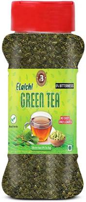 Brew Lab Elaichi Green Tea | Effective Than 10% Tea Bags | No Dust Only Leaves | Cardamom Green Tea Plastic Bottle