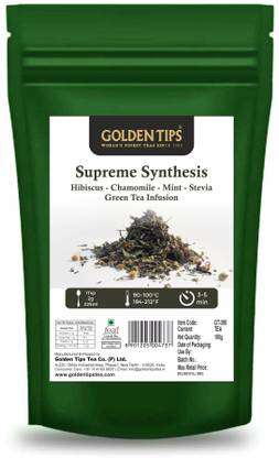 Golden Tips Supreme Synthesis Hibiscus, Mint, Chamomile Green Tea Pouch