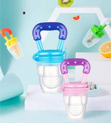 ARTECO Baby Food Feeder| Fresh Food Pacifier for Infants & Toddlers (3+ Months)  - BPA-Free Silicone, Polypropylene (PP Plastic)