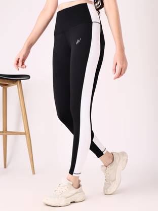 NEXSUS APPARELS Colorblock Women Black Track Pants