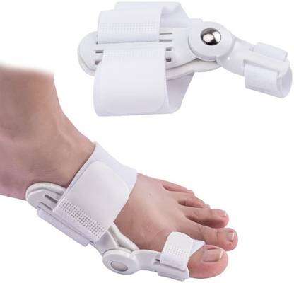 SIDGO 2PCS Plastic Toe bunion corrector And Foot Thumb Support Splint straightener Pad