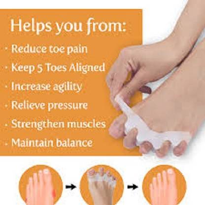 Toloo Toe Separator for Feet Toe Spacers Correct 1 pair