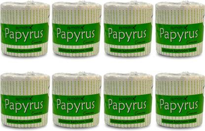 PAPYRUS Toilet Roll | Toilet Tissue Rolls | 450x8=3600 Sheets Toilet Paper Roll