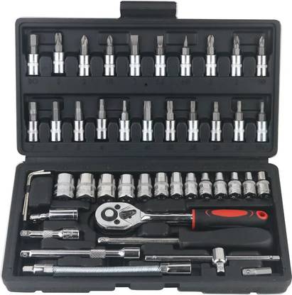 ENMORA tool kit 46 in 1 Pcs Tool Kit and Socket Set Multi Tool kjh43 Cycling Type refers to specialized set of tools and euipment that are designed for a particular purpose or task