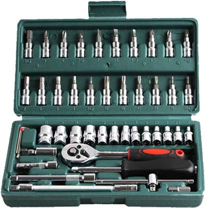 ENMORA tool kit 46 in 1 Pcs Tool Kit and Socket Set Multi Tool kjh51 Cycling Type refers to specialized set of tools and euipment that are designed for a particular purpose or task