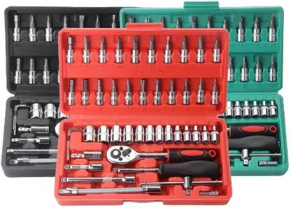 4uonly tool kit 46 in 1 Pcs tool kit & set and Socket Set Multi Purpose bnm10 Cycling Type refers to specialized set of tools and euipment that are designed for a particular purpose or task