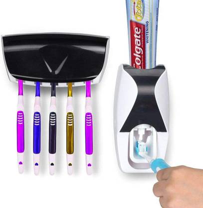 CHITKABRA Toothbrush Holder Automatic Toothpaste Plastic Toothbrush Holder