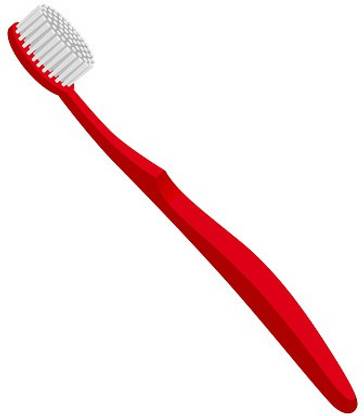 tooth bursh RED TOOTHBURSH Soft Toothbrush