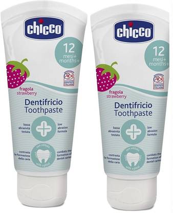 Chicco Toothpaste Strawberry 50ml (2 pcs) Toothpaste