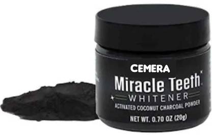 Cemera Activated Charcoal Tooth Powder For Instant Teeth Whitening