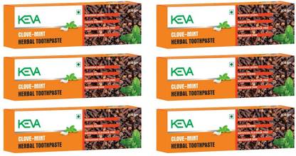 KEVA Clove Mint Toothpaste:Tightens Gums, Fights Germs, Artificial Flavour Free, Toothpaste