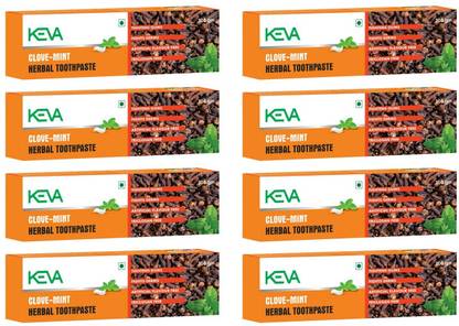 KEVA Clove Mint Toothpaste: Tightens Gums, Fights Germs, Artificial Flavour Free Toothpaste