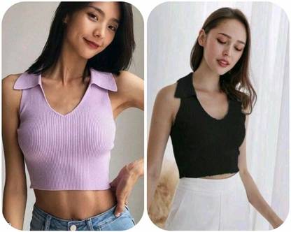 Purple, Black Top