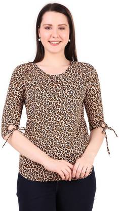 Casual Self Design Women Multicolor Top