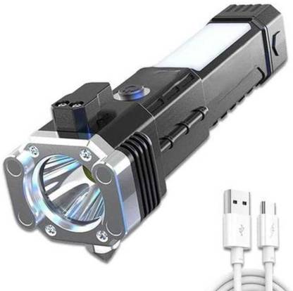 Sebon LED Flashlight with Magnets, hammer with 4 in 1 option - M6 Torch