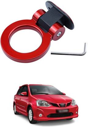 LOVMOTO Universal Car Sticker Tow Racing Style Bumper Tow Hook Ring For Et-ios Li-va 1 m Towing Cable