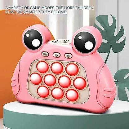 D Plus Pop Fidget Toy Game,Push Bubble Stress Light-Up Toys